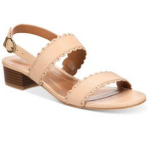 Style & Co. Womens Martinee Leather Sandal